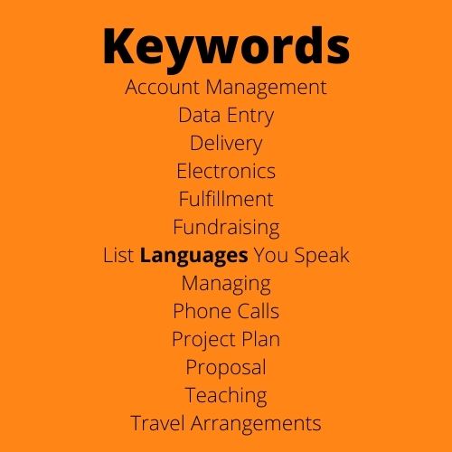 Work From Home Keywords